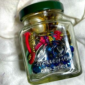 Mysterious jar of assorted vintage jewelry all wearable